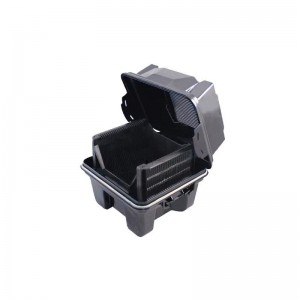 엿보기 웨이퍼 박스 오픈 다이 주입 몰딩 제조업체 커스텀 웨이퍼 바구니 Foup